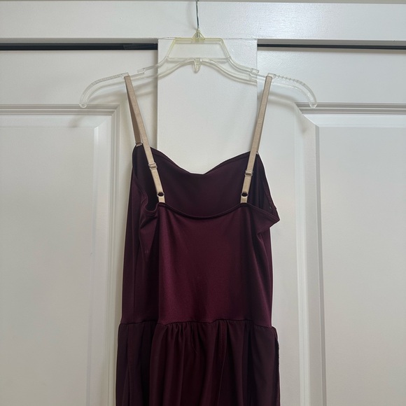 Weissman Deep Burgundy Sleeveless Jumpsuit - Picture 4 of 4